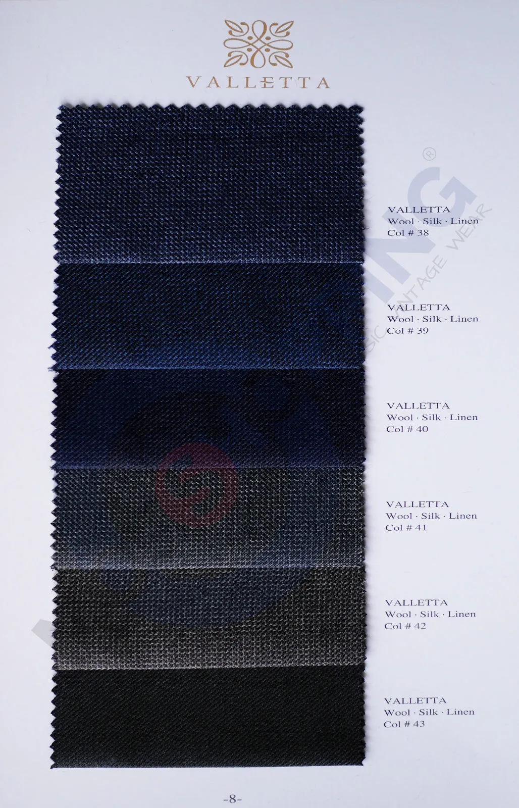Custom 3 Piece Suit -  Valletta Fabric Collection 3 Piece Suit