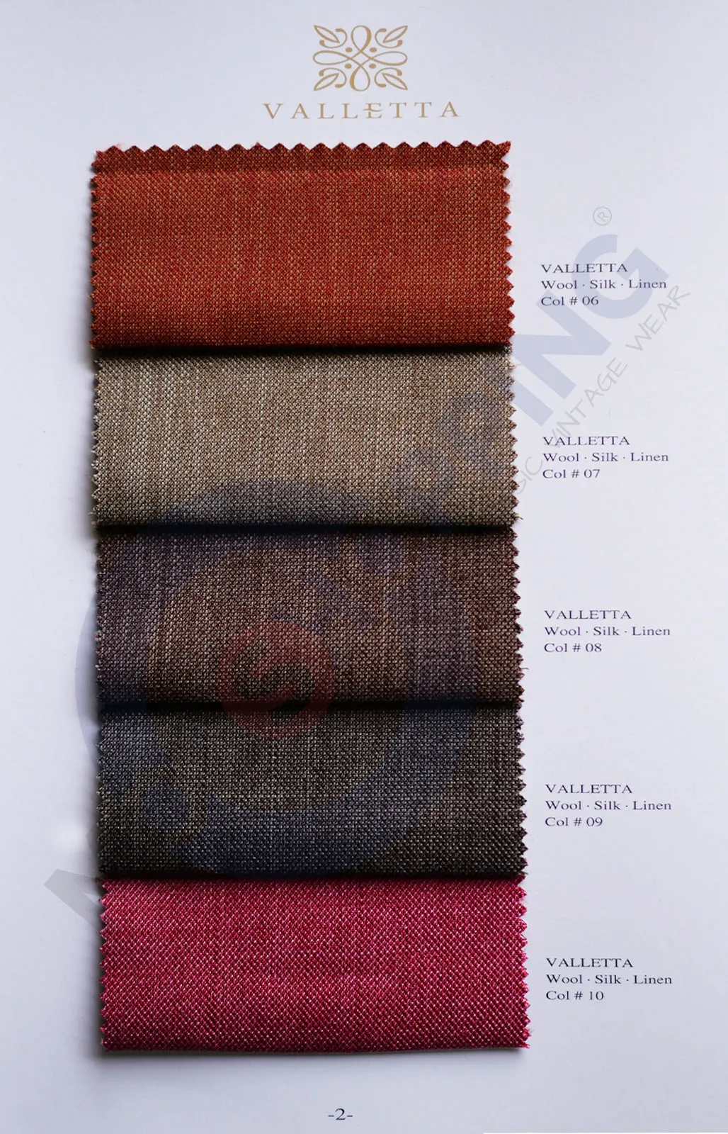 Custom 3 Piece Suit -  Valletta Fabric Collection 3 Piece Suit