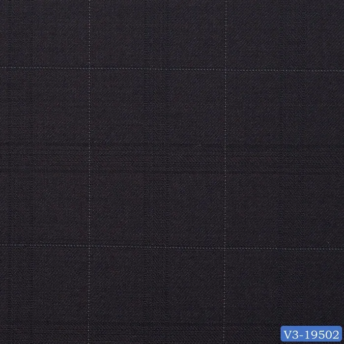 Dark Brown Windowpane Suit