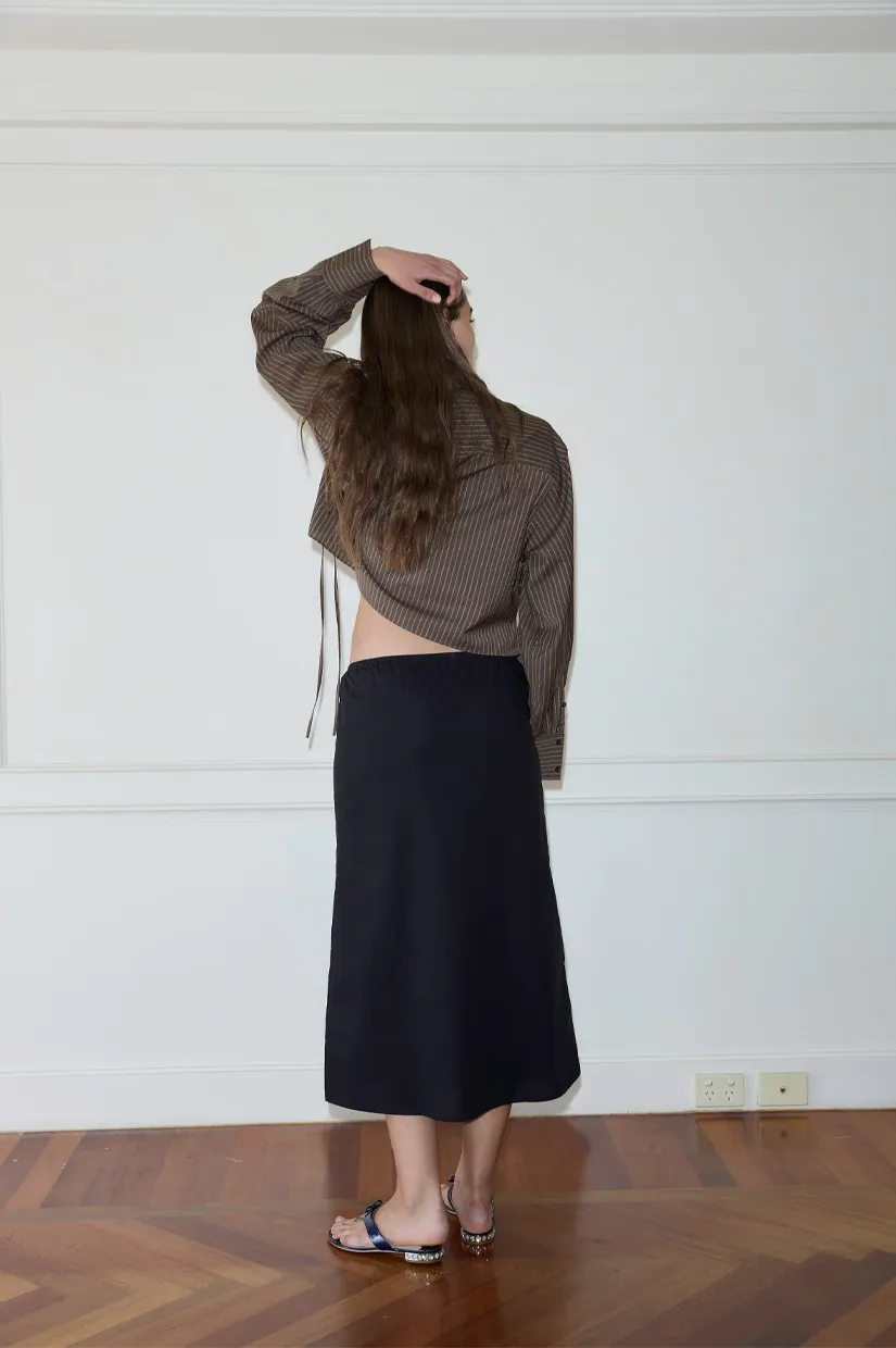 Deiji Studios Channel Skirt - Black