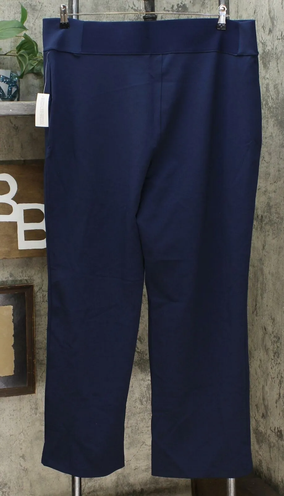 DG2 by Diane Gilman Women's Plus Size Wrinkle-Resistant Stretch Pull-On Trousers