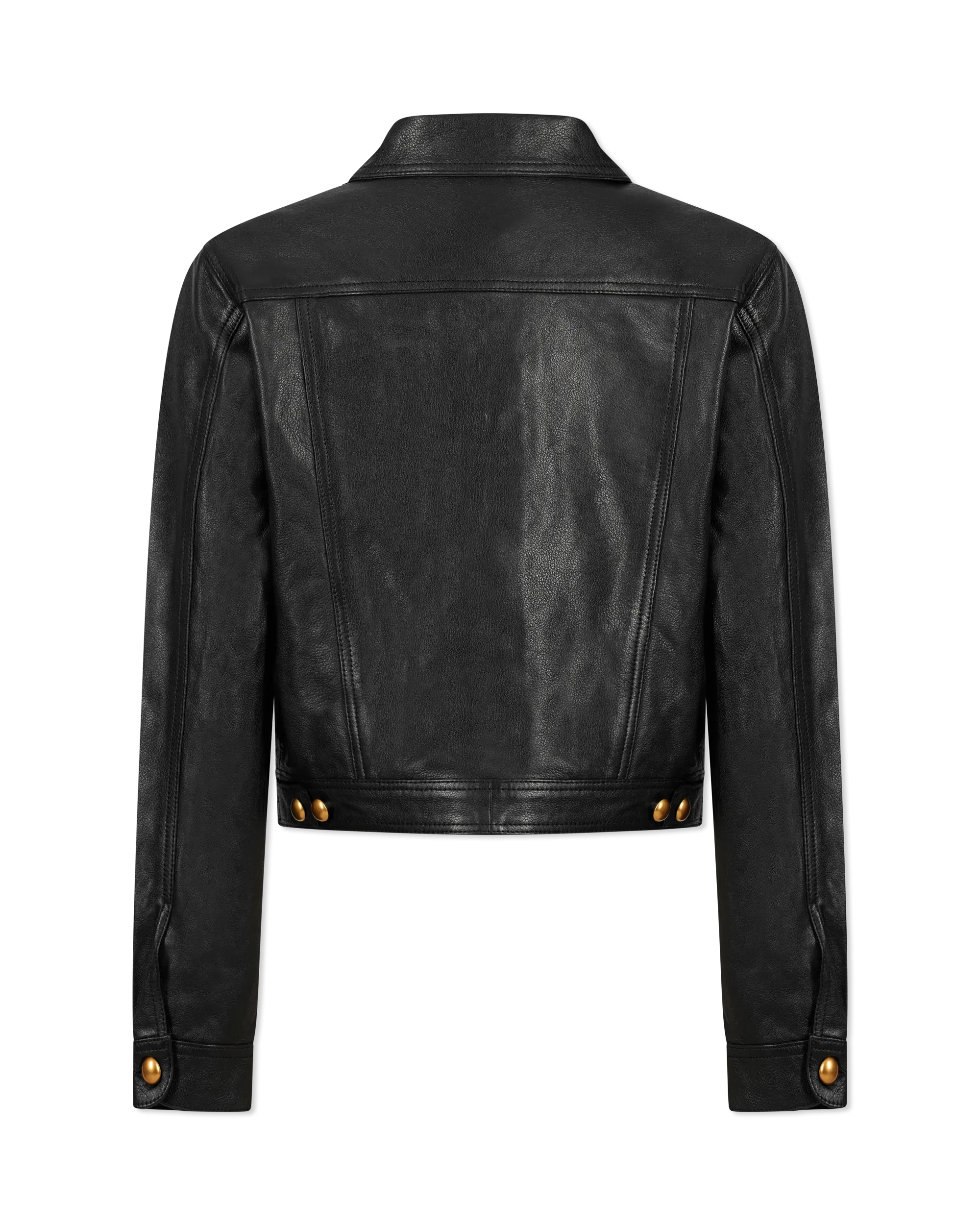 DL1961 Vika Cropped Leather Jacket