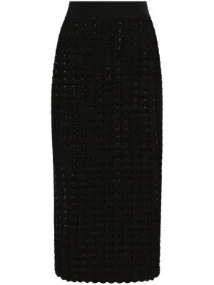 Dolce & Gabbana Knitted Midi Skirt