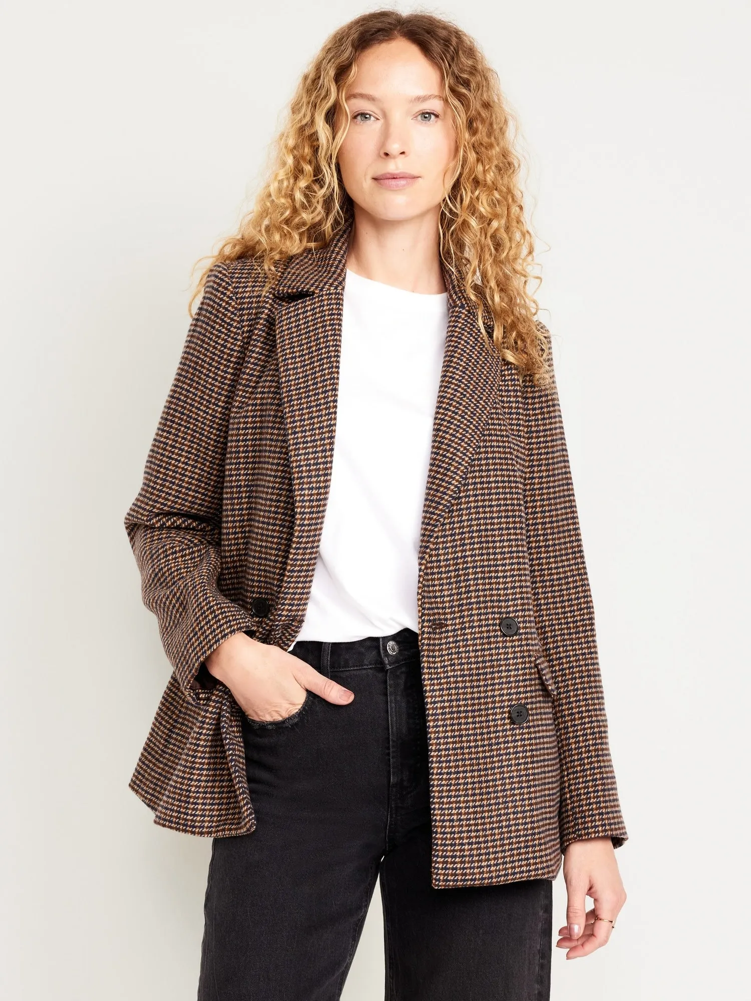 Double-Breasted Blazer