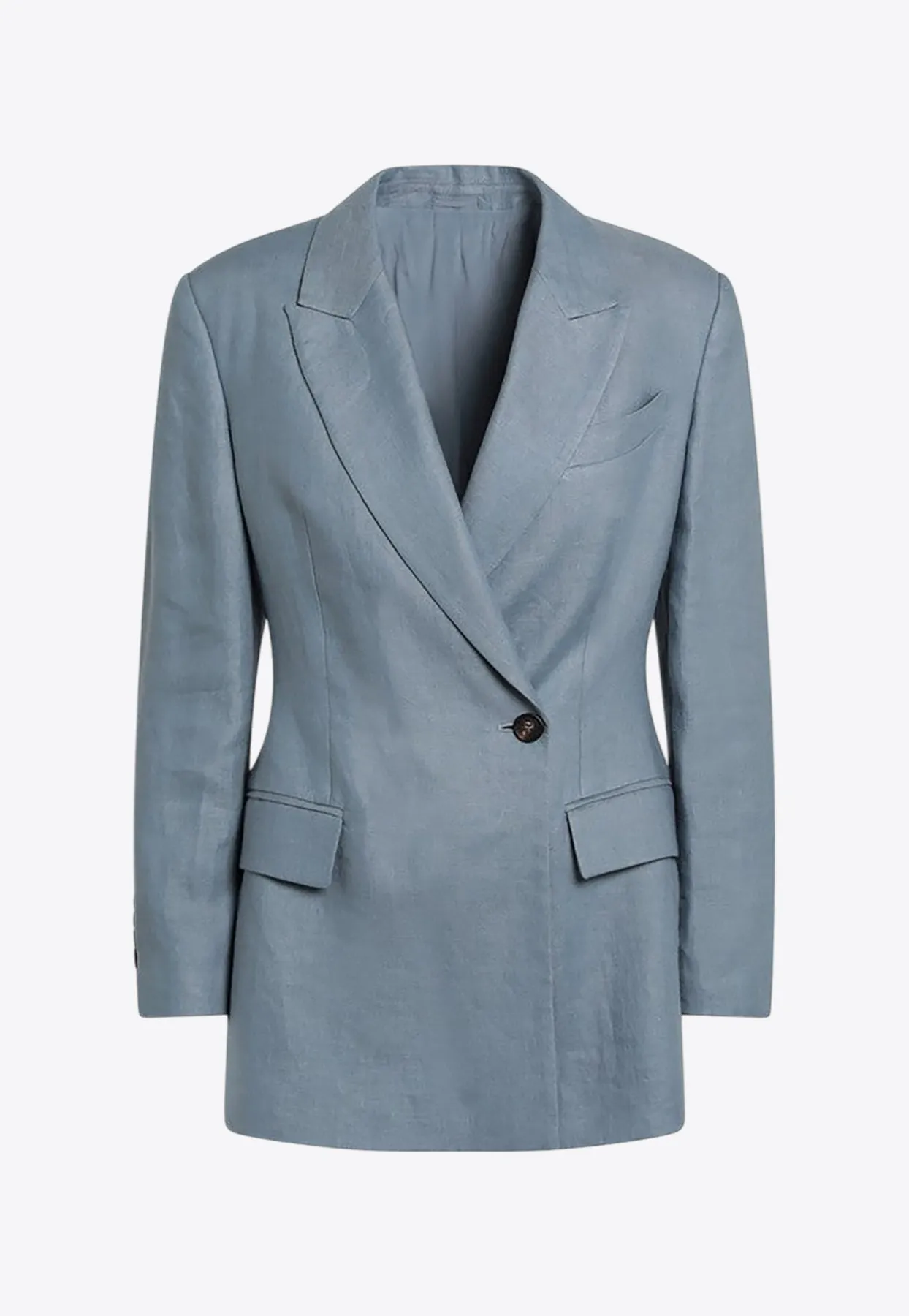 Dyed Hemp and Linen Blazer