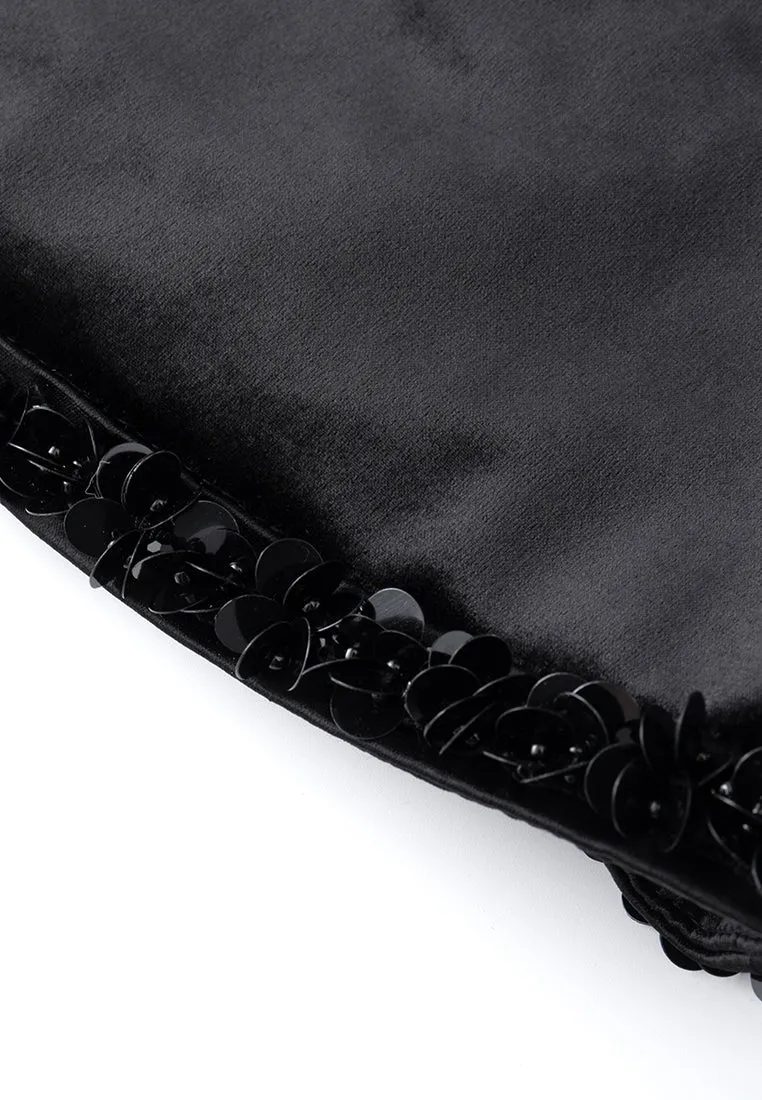 Embellished-trim Structured Cropped Jacket