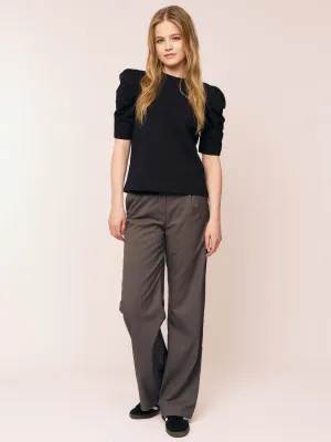 Empire SS Blouse - Black