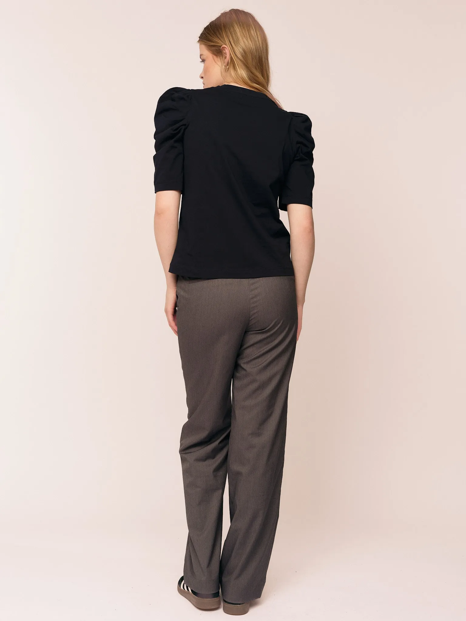 Empire SS Blouse - Black