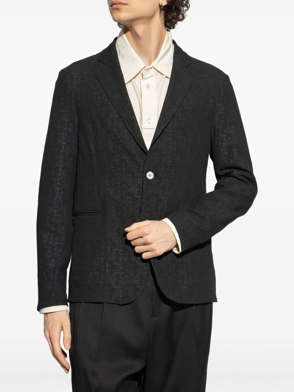 Emporio Armani Single Breasted Blazer Jacket