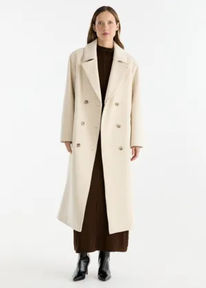 ENA PELLY Taylor Wool Blend Coat - Birch