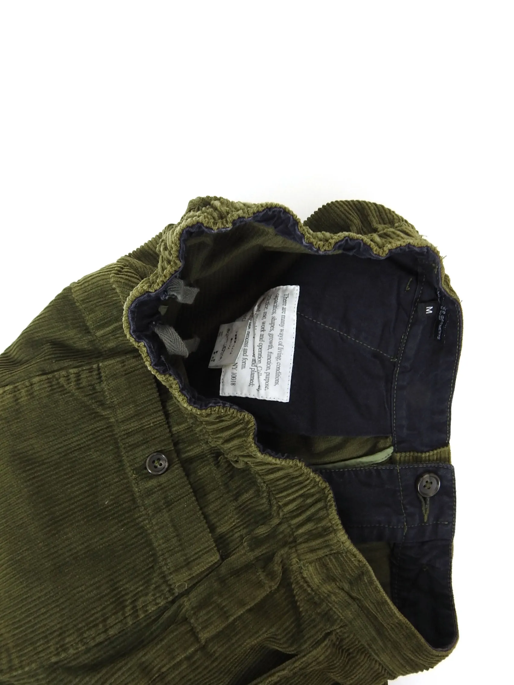 Engineered Garments Corduroy Trousers Size Medium