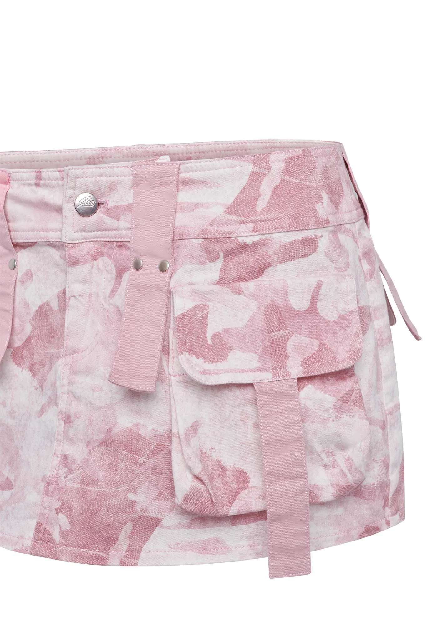 EYDIS CARGO SKIRT - PINK : CAMO