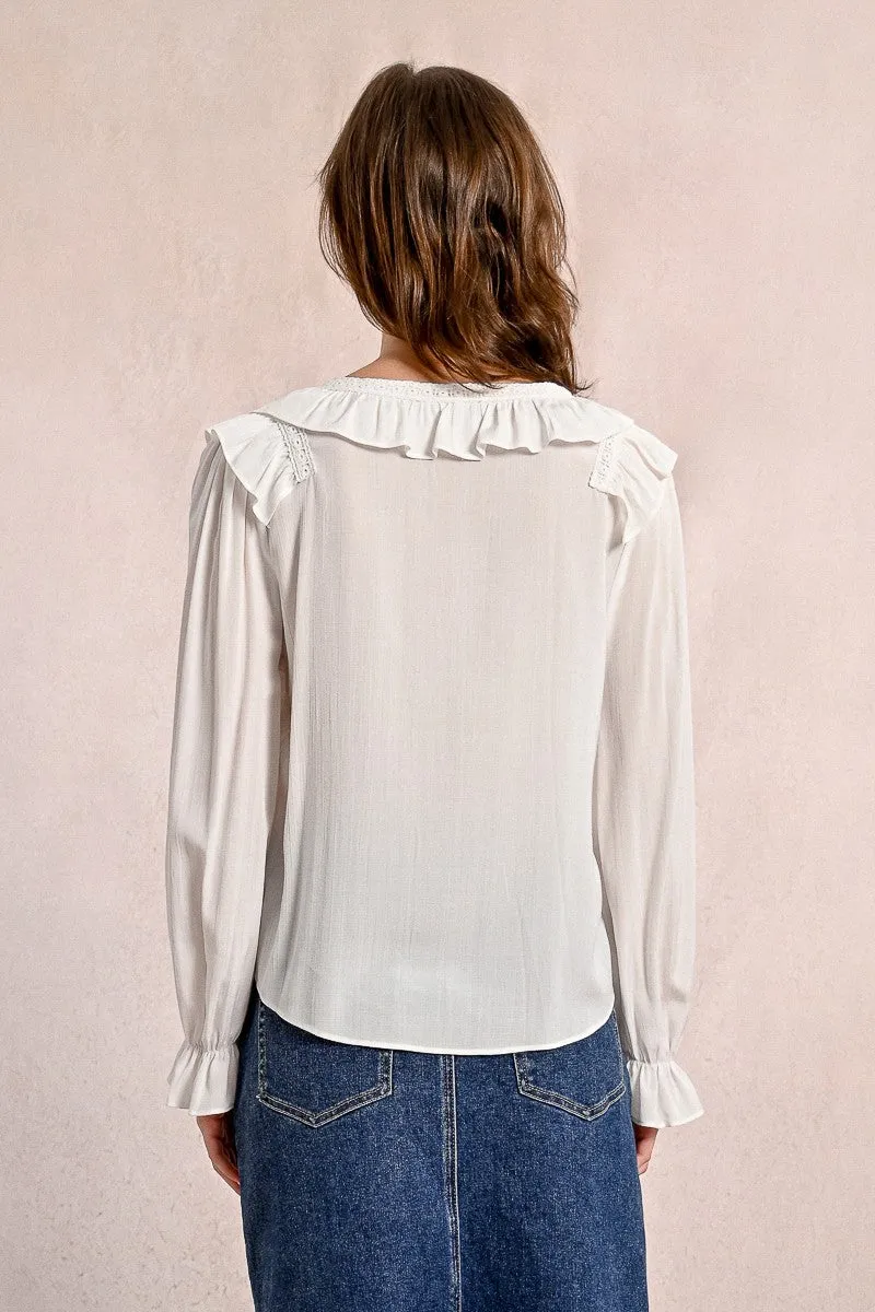 FANCY MULTI-RUFFLE TOP