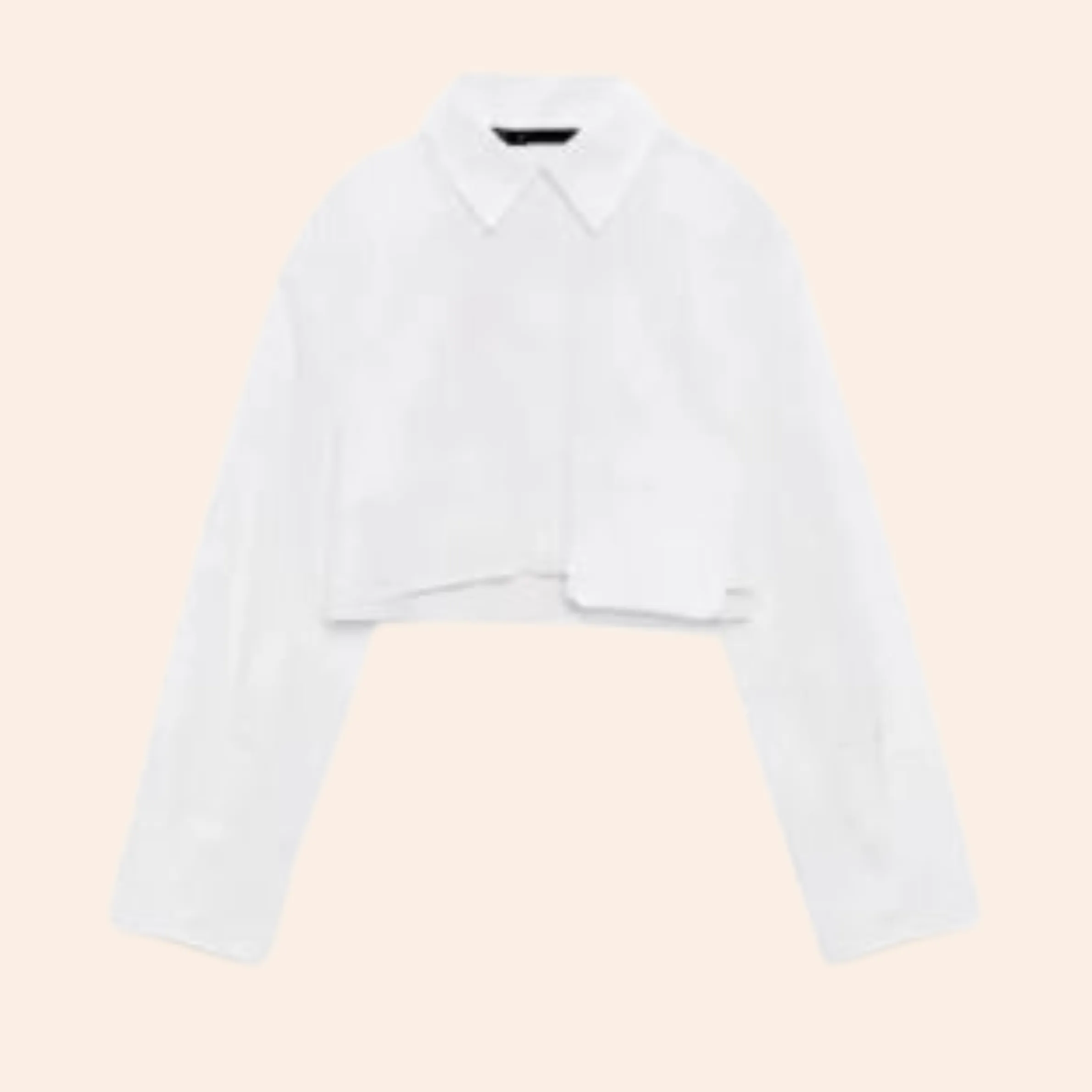 Fashion cropped shirt