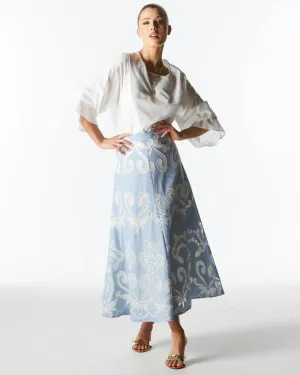 Fate & Becker - The Avenue Skirt - Chambray