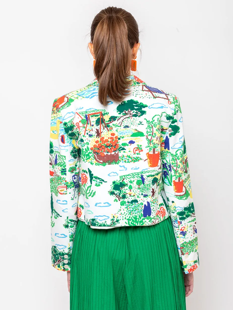 Fatou Jacket - Toile de Jouy