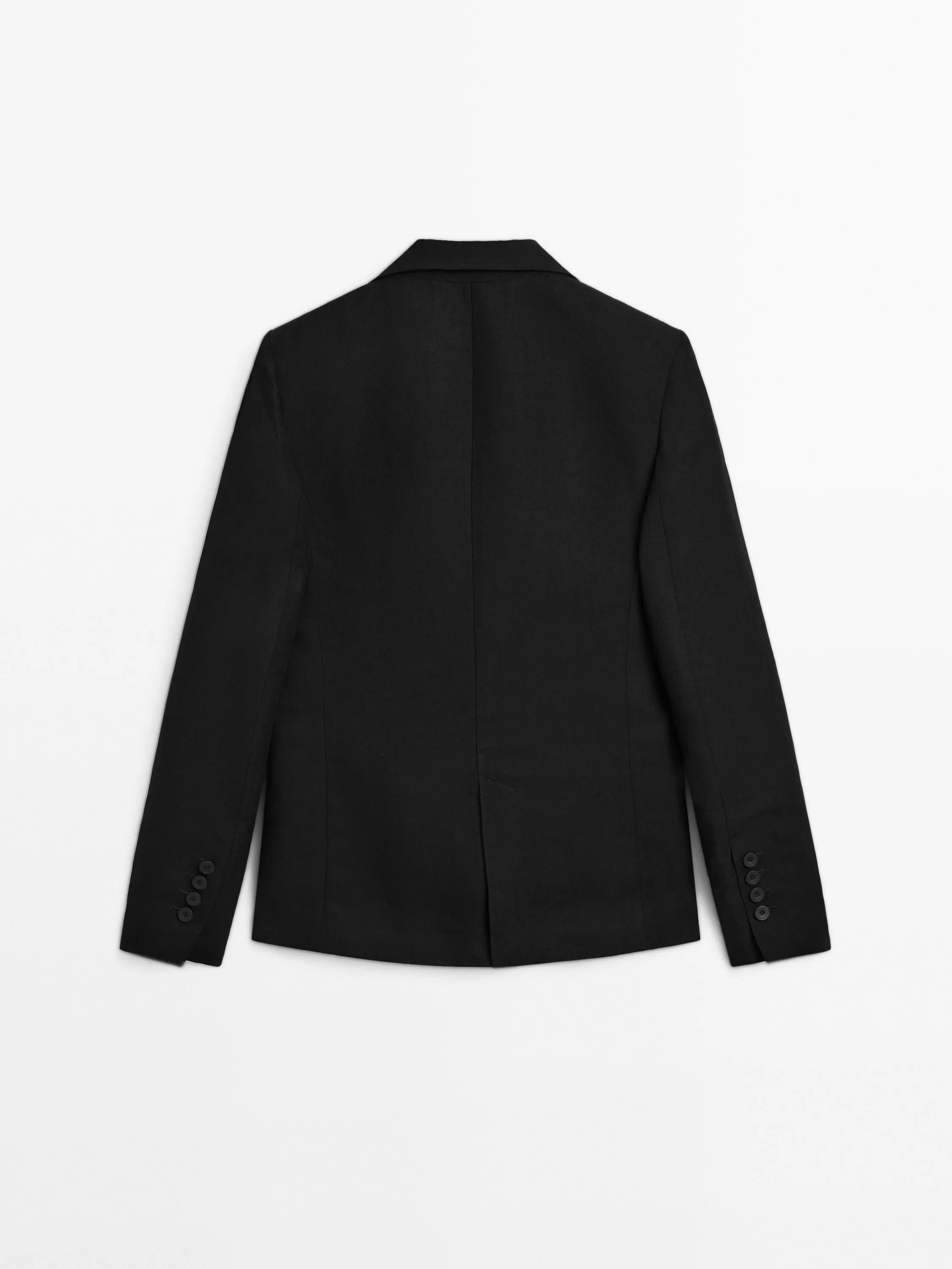 Fitted double-breasted blazer