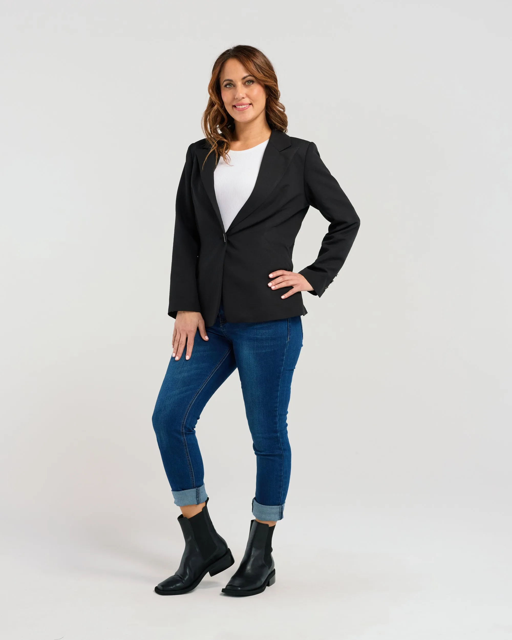 Flora Blazer 	Black