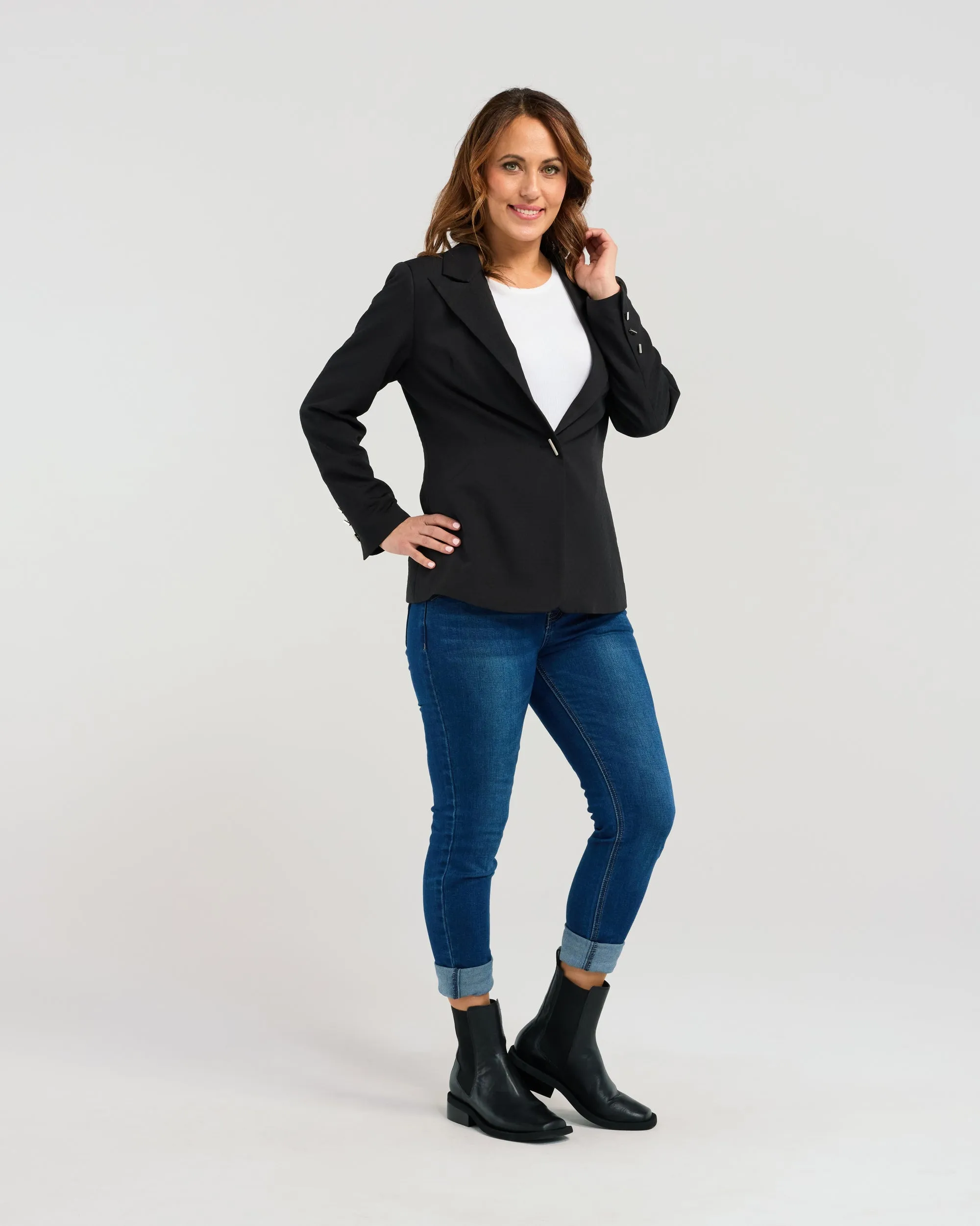 Flora Blazer 	Black