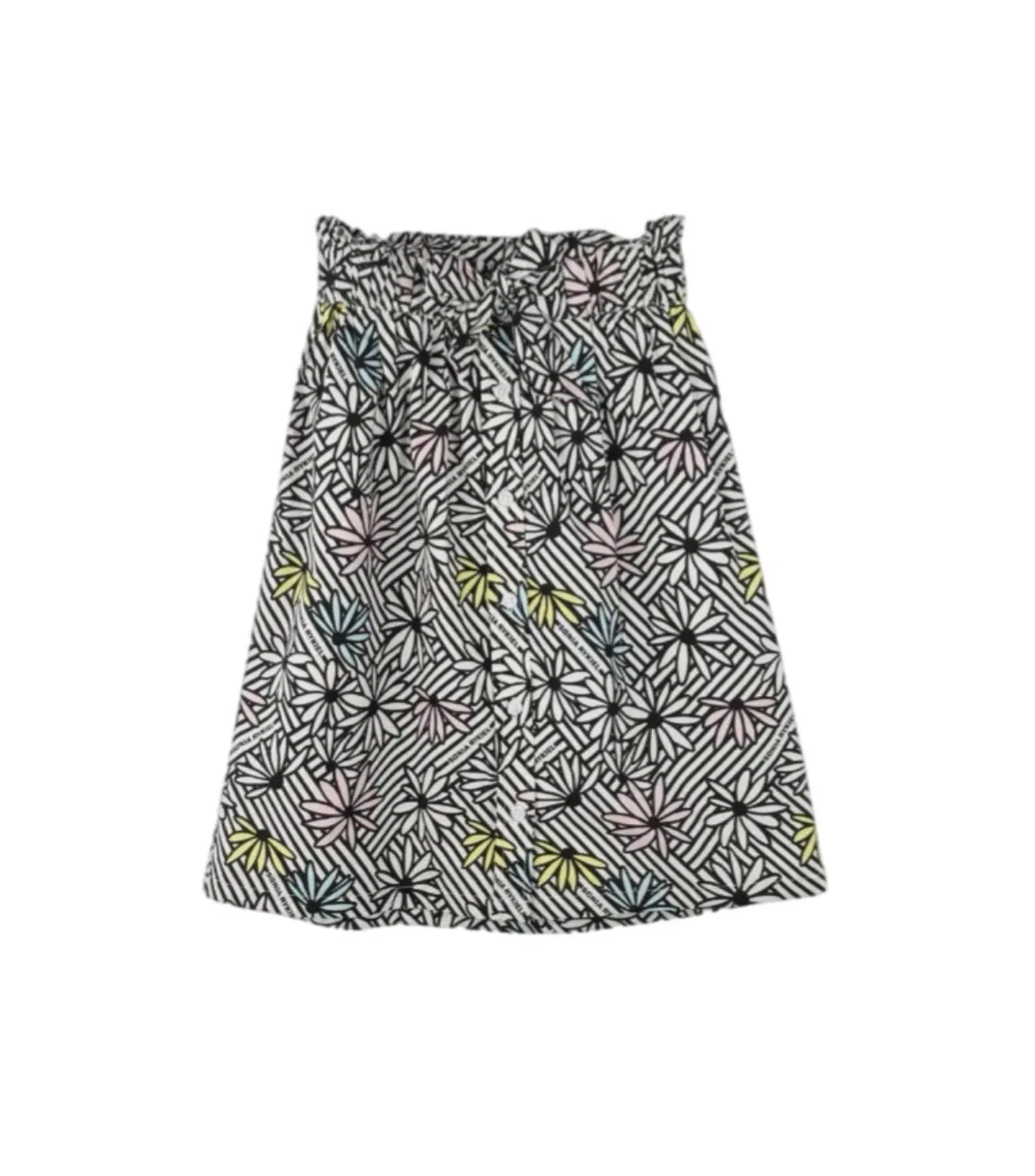 Floral Print Midi Skirt