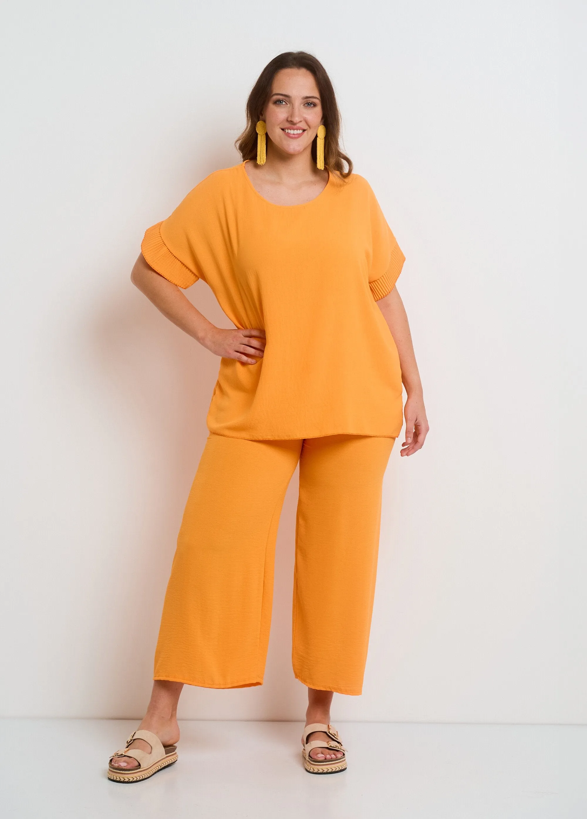 Flowing tunic and pants set