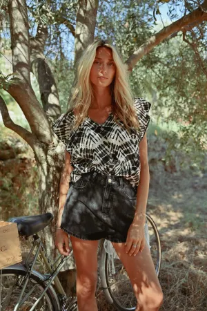 FLOWY PRINTED TOP