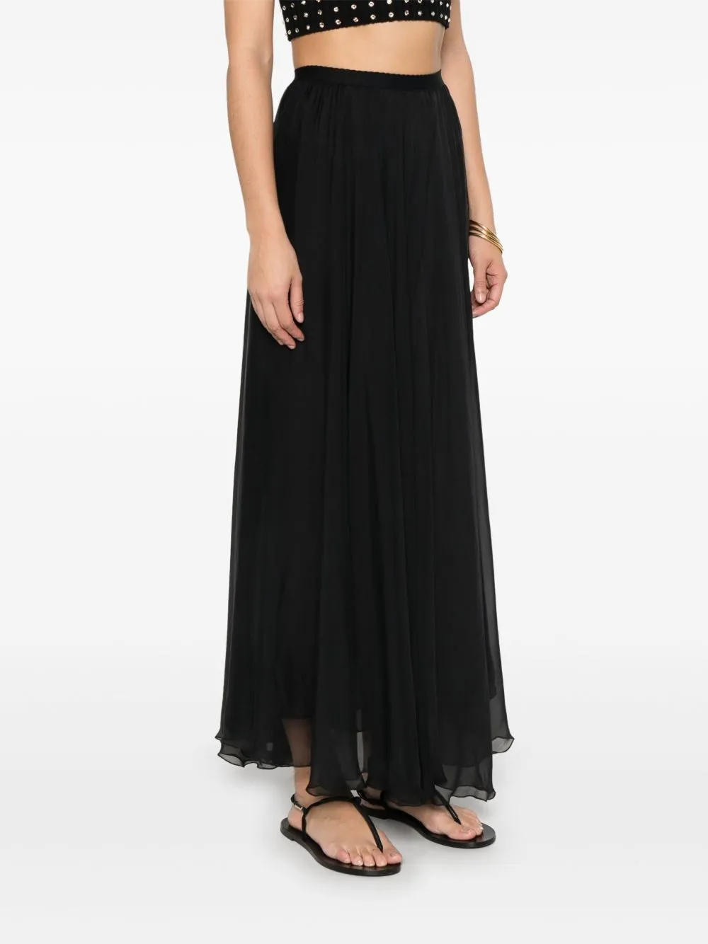 Forte Forte Chiffon Silk Long kjol