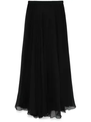 Forte Forte Chiffon Silk Long kjol