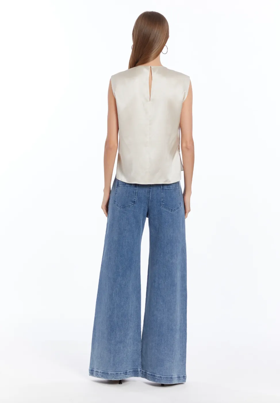 Freya Top - Chalk