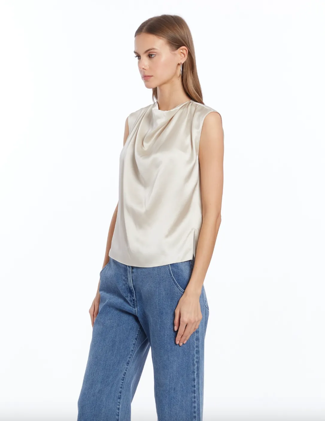 Freya Top - Chalk