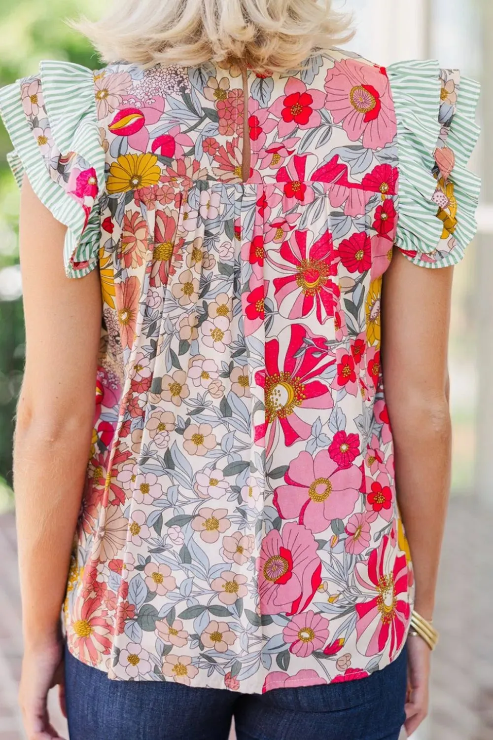 Frilly Floral and Fun Blouse