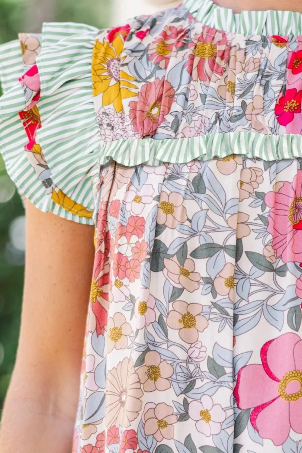 Frilly Floral and Fun Blouse