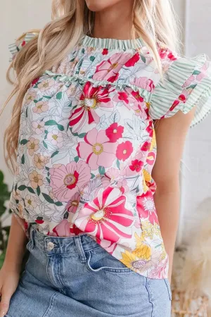 Frilly Floral and Fun Blouse