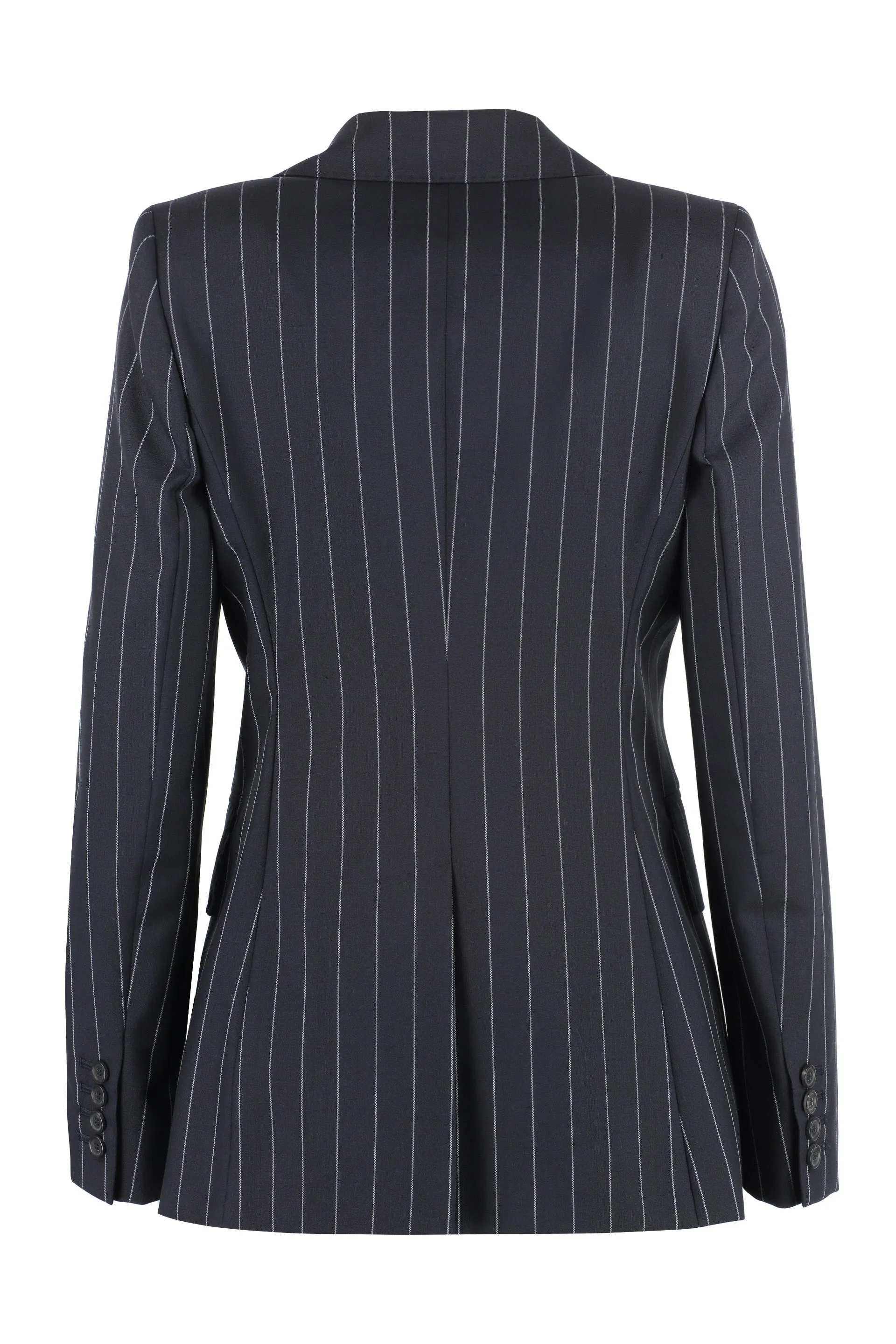 Galosce wool pinstripe blazer