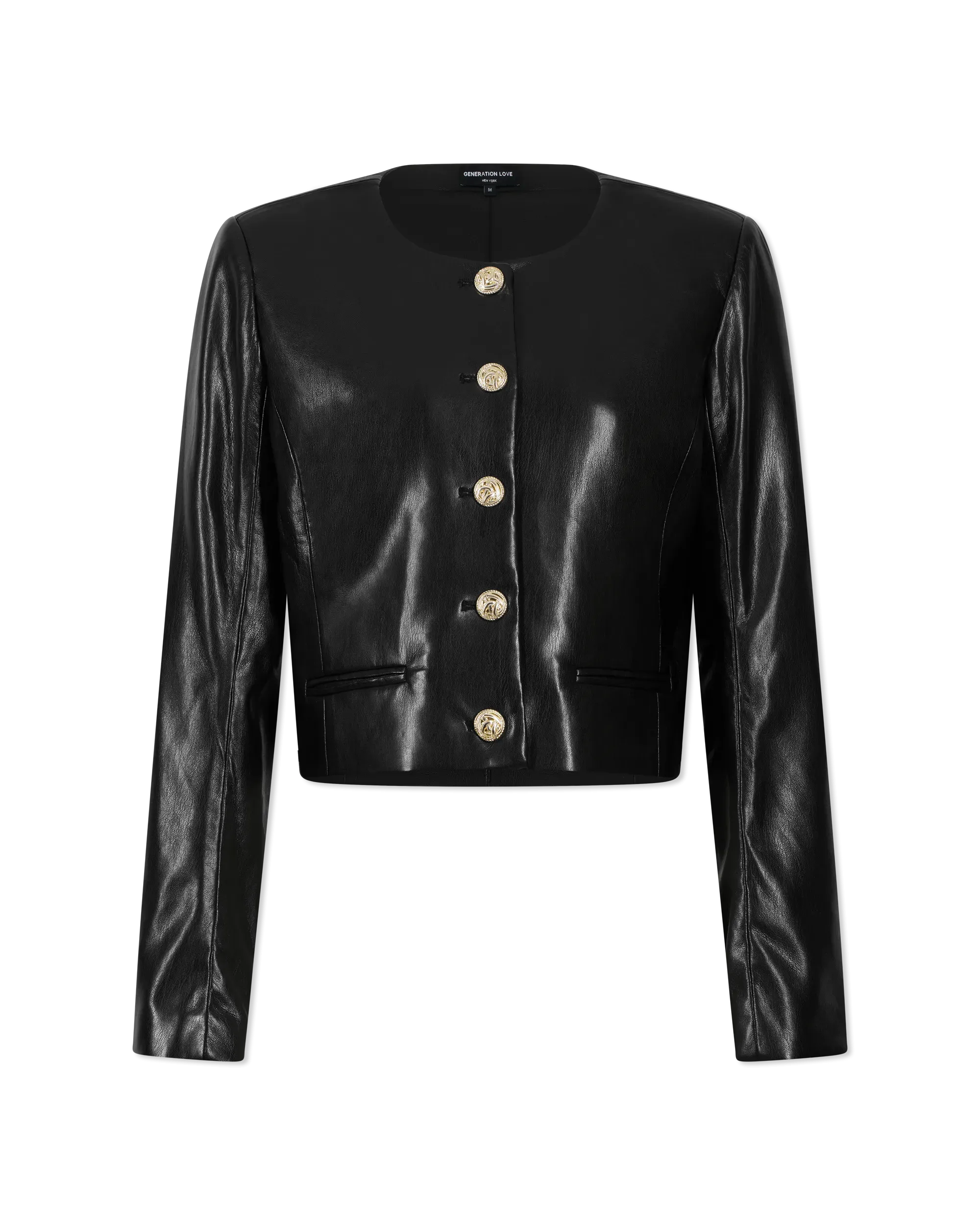Generation Love Marko Vegan Leather Blazer