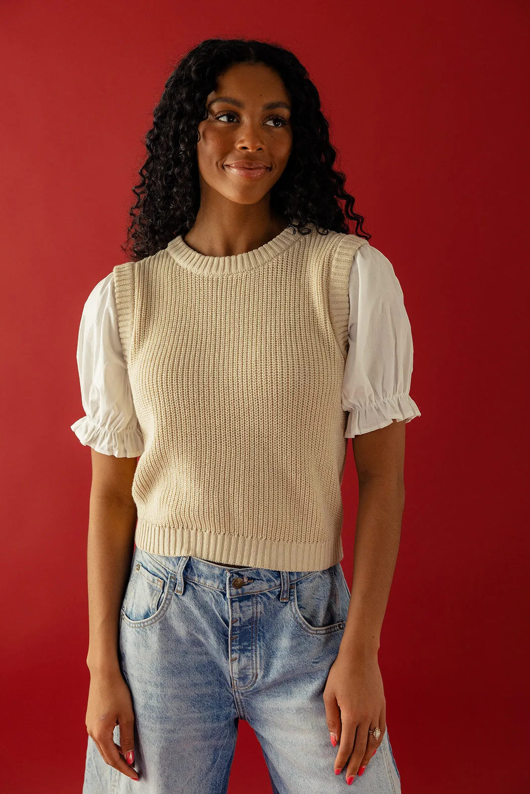 Getting Close Sweater Blouse
