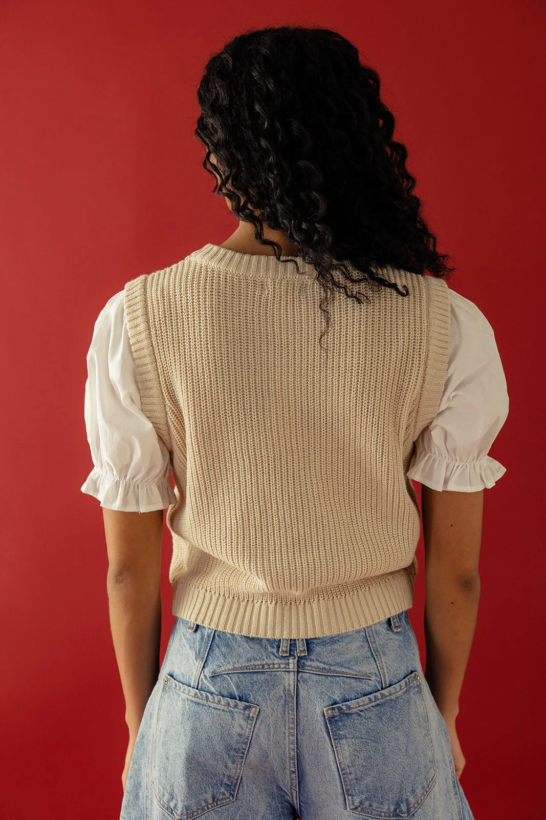 Getting Close Sweater Blouse
