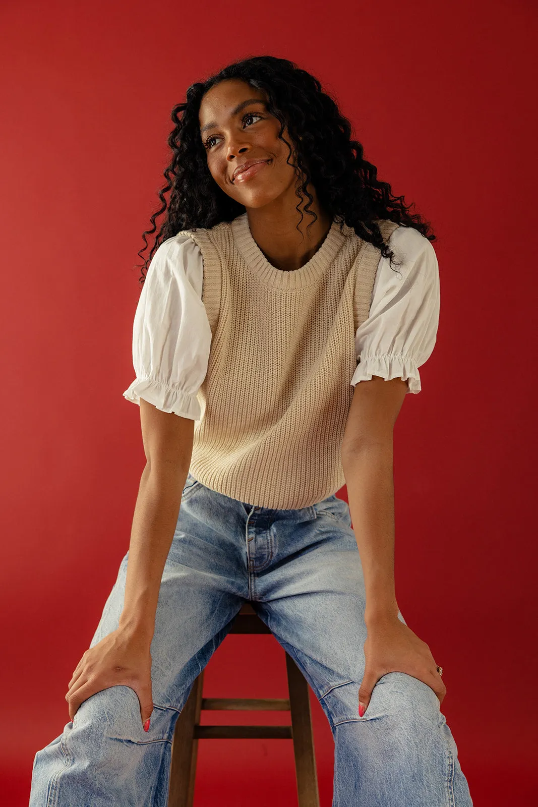 Getting Close Sweater Blouse