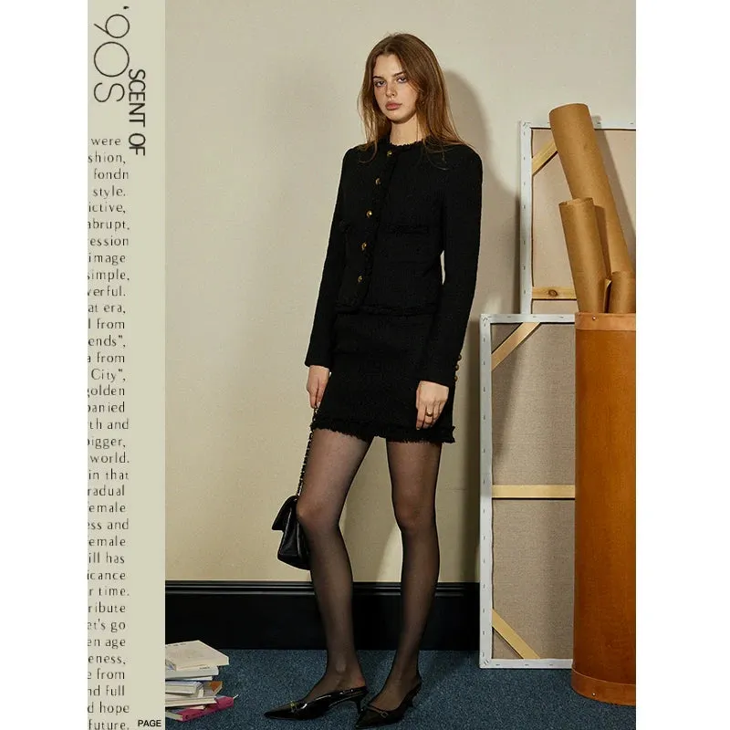 Gilded Age Black Tweed Suit