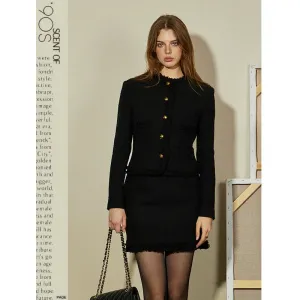 Gilded Age Black Tweed Suit