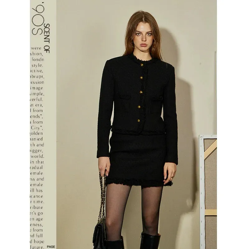 Gilded Age Black Tweed Suit