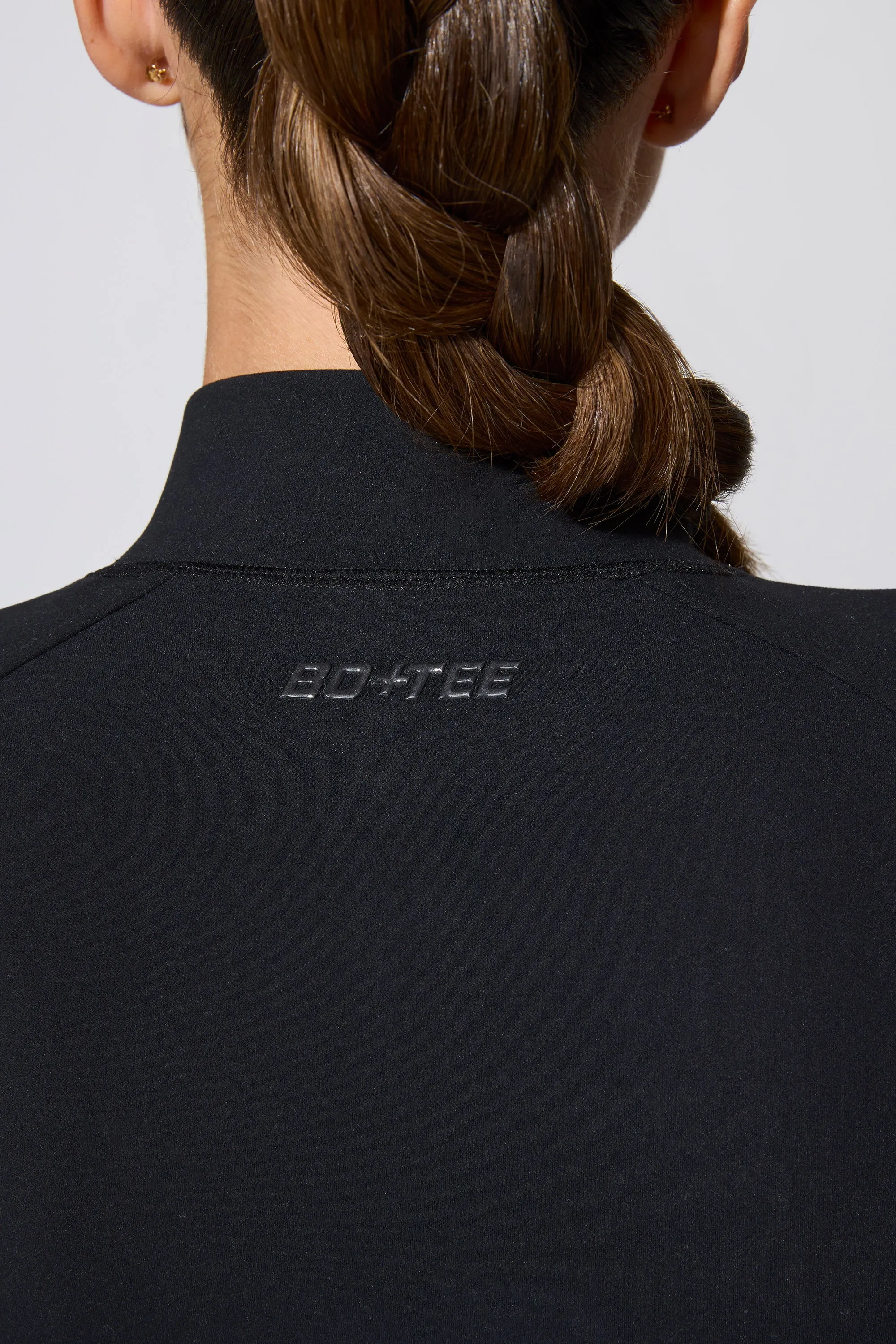 Growing - Long Sleeve Zip Up Jacket in Black