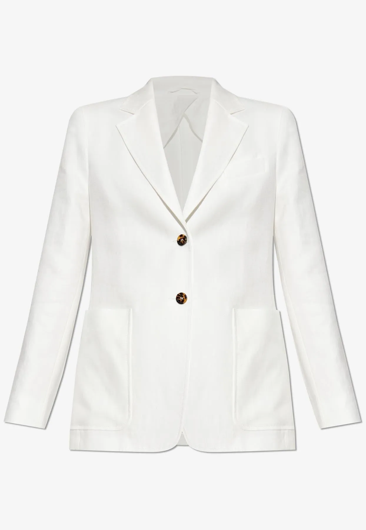 Guglia Single-Breasted Linen Blazer