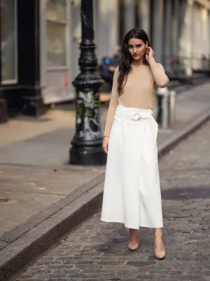 HIGH WAISTED BUCKLE SKIRT