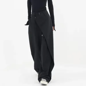 High-Waisted Wide-Leg Fashion Trousers for Women