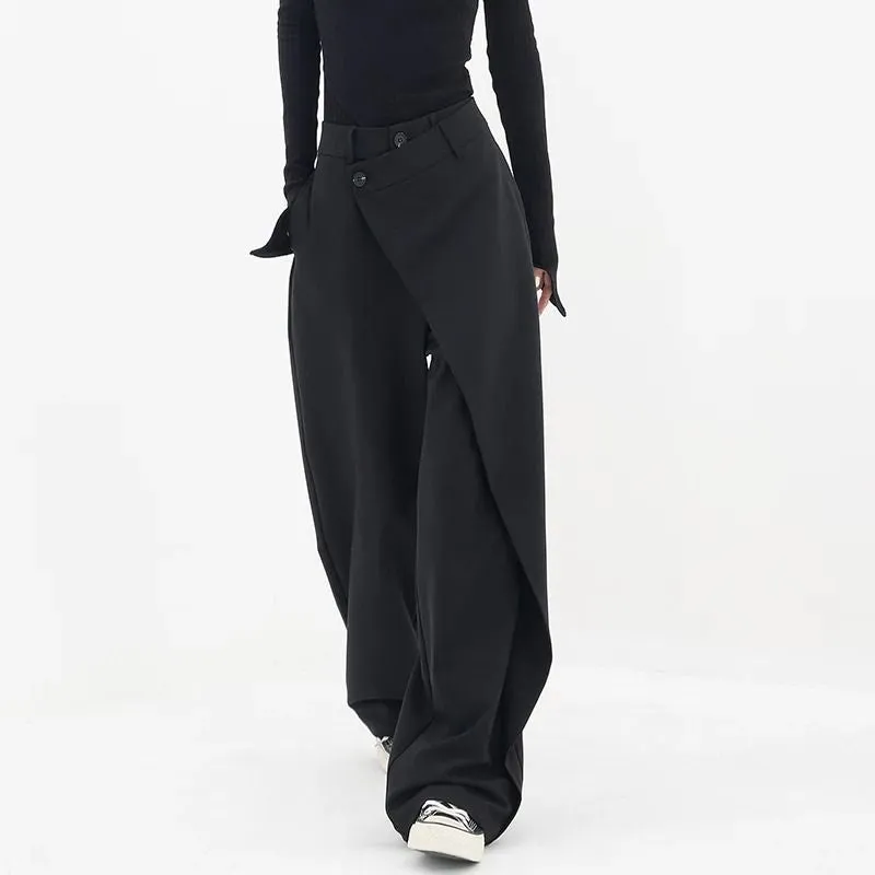 High-Waisted Wide-Leg Fashion Trousers for Women