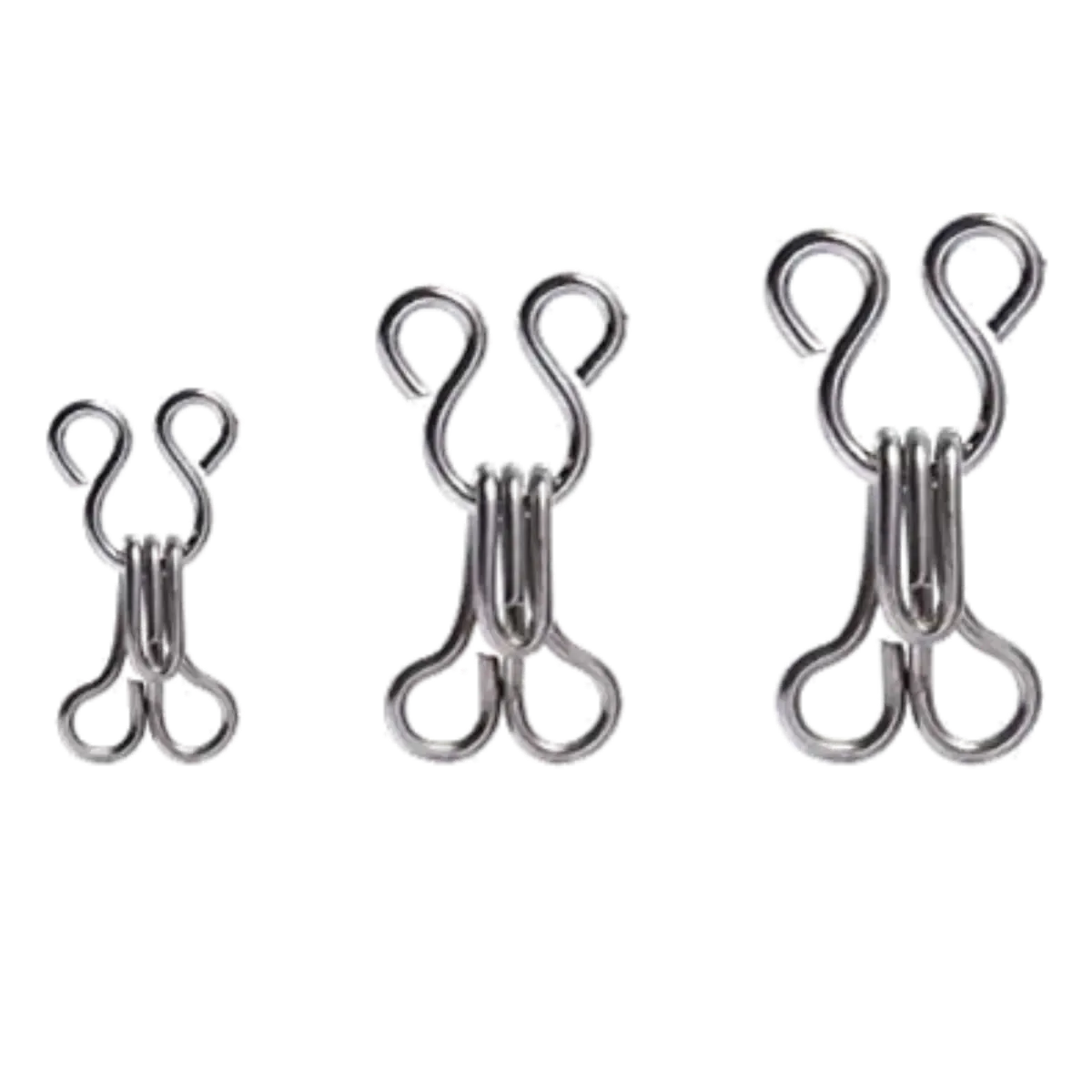 Hooks And Eyes - Silver