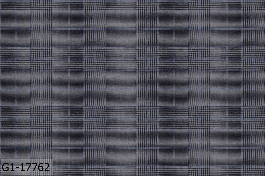 Iron Grey With Air Force Plaid Check Suit