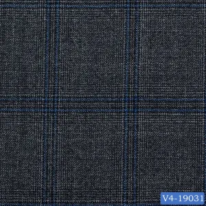 Iron Grey with Blue Check Suit