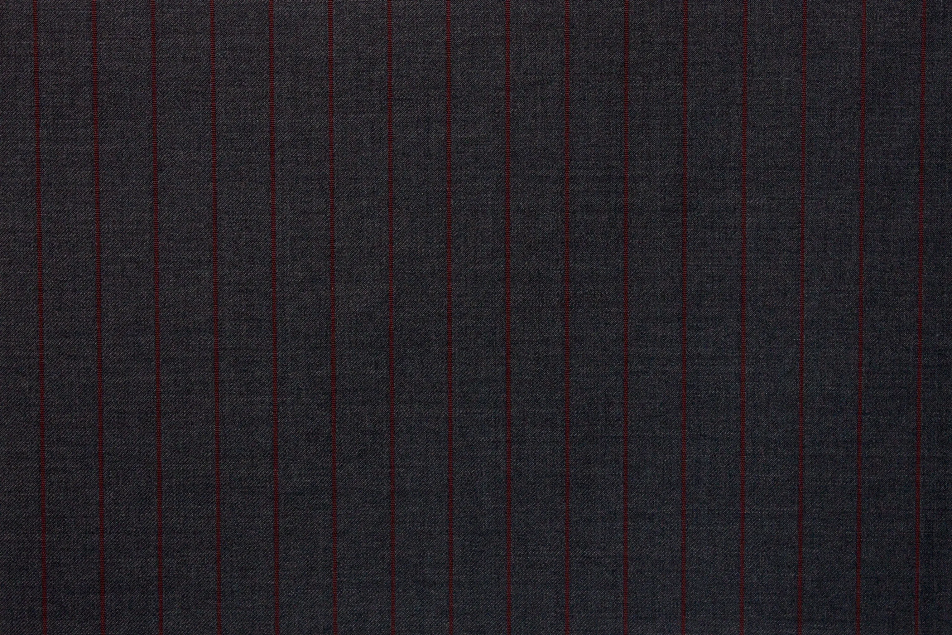 Iron Grey With Maroon Stripe Suit